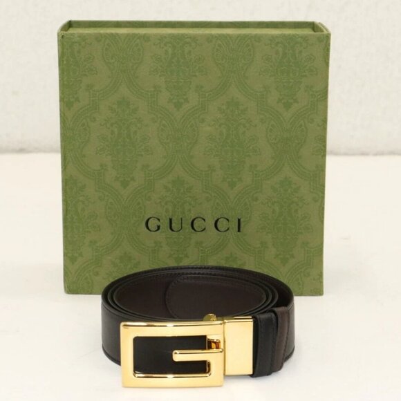 Gucci Reversible belt with Square G buckle 626974 - Picture 1 of 14